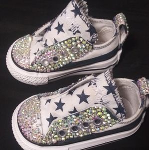COPY - Baby girl bling all star tenners